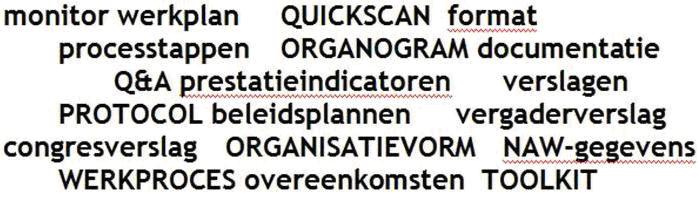 Verschillende documentsoorten